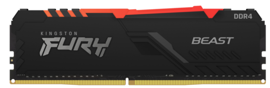 Kingston FURY Beast RGB DDR4 DIMM Memory 3200MHz 8GB (1 x 8G