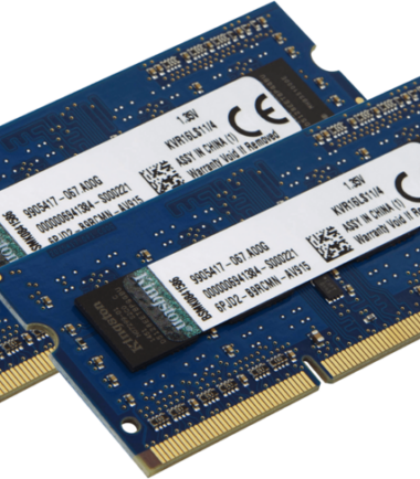 Kingston ValueRAM 8GB DDR3L SODIMM 1600 MHz (2x4GB)