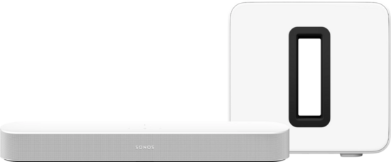 Sonos Beam Gen. 2 Wit 3.1 + Sub G3