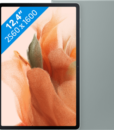 Samsung Galaxy Tab S7 FE 64GB Wifi Groen + Samsung Book Case Groen
