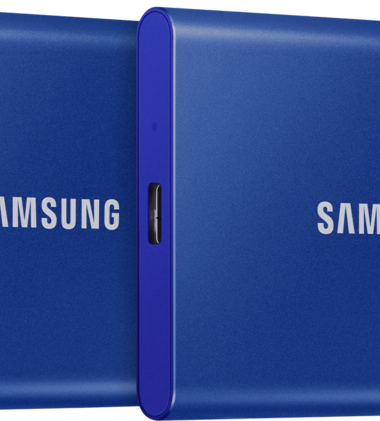 Samsung Portable SSD T7 500GB Blauw  - Duo Pack