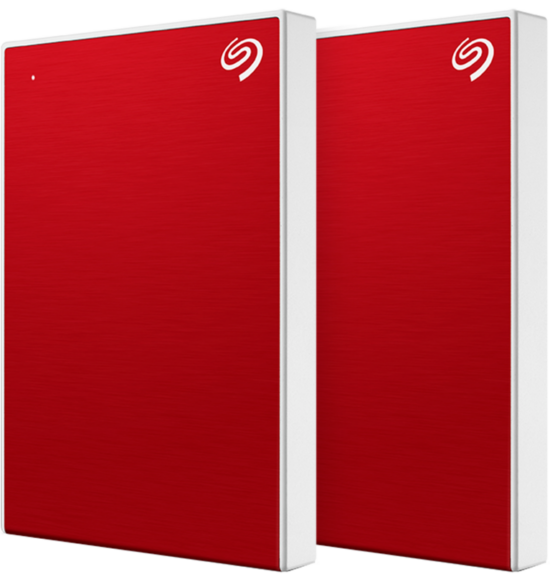 Seagate One Touch Portable Drive 4TB Rood - Duo pack