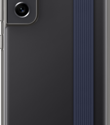 Samsung Galaxy S21 FE Slim Strap Back Cover Zwart