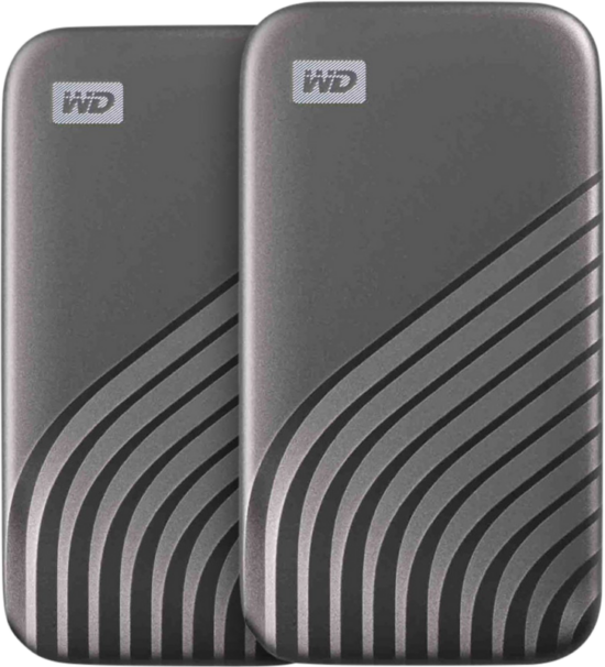 WD My Passport 2TB SSD Space Grey - Duo Pack