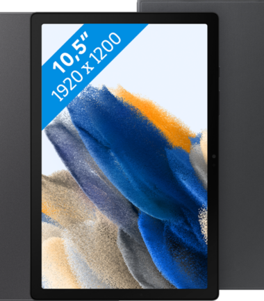 Samsung Galaxy Tab A8 128GB Wifi + 4G Grijs + Book Case Grijs