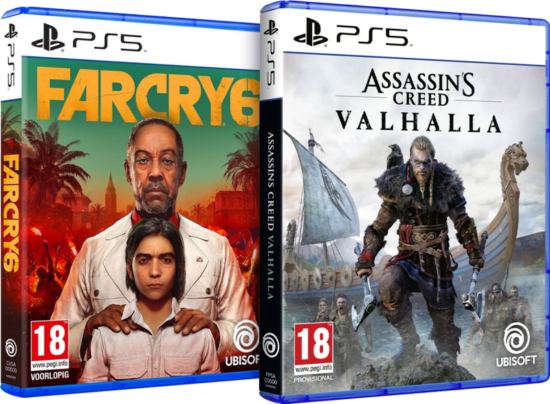 Assassin's Creed Valhalla PS5 + Far Cry 6 PS5