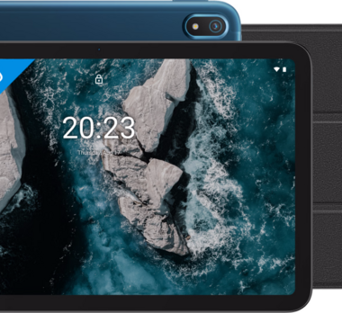 Nokia T20 10.4 inch 64GB Wifi Blauw + Just in Case Smart Tri-Fold Book Case Zwart