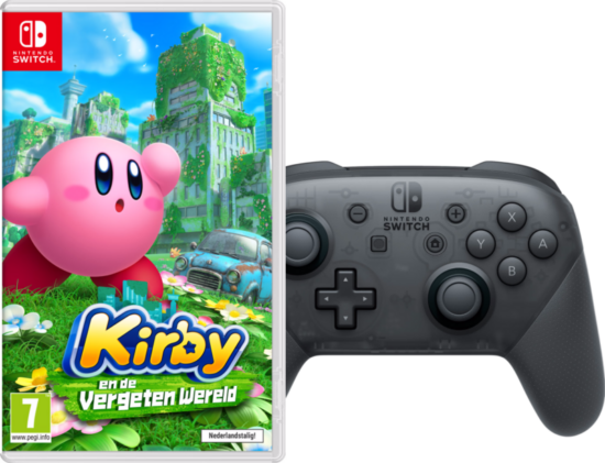 Kirby en de Vergeten Wereld + Pro Controller
