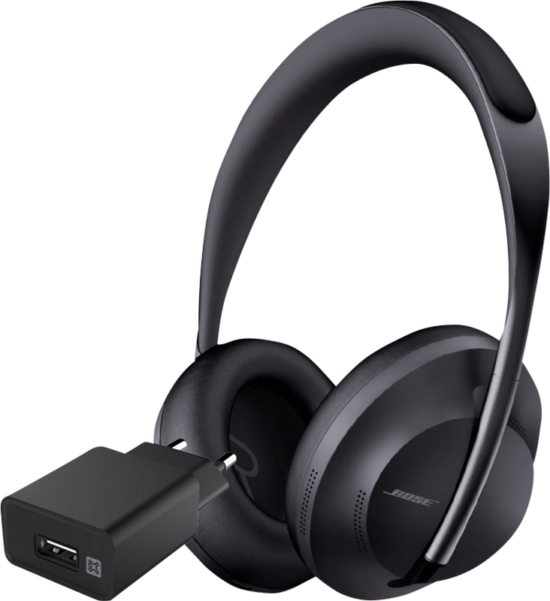 Bose Noise Cancelling Headphones 700 Zwart + XtremeMac Oplader met Usb A Poort 12W