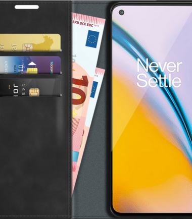 Just in Case Wallet Magnetic OnePlus Nord 2 Book Case Zwart