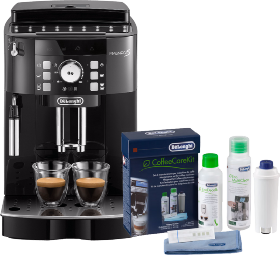 De'Longhi Magnifica S ECAM21.117.B + Coffee Care Kit -