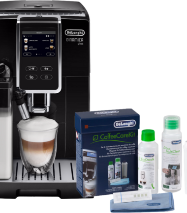De'Longhi Dinamica Plus ECAM370.70.B + Coffee Care Kit -
