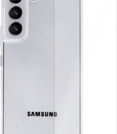 BlueBuilt Samsung Galaxy S22 Plus Screenprotector Glas + BlueBuilt Back Cover Transparant