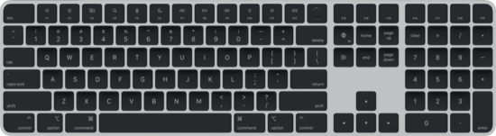 Apple Magic Keyboard met numeriek toetsenblok en Touch ID AZERTY Zwart