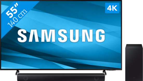 Samsung Crystal UHD 55BU8000 (2022) + Soundbar