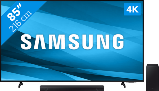 Samsung Crystal UHD 85BU8000 (2022) + Soundbar