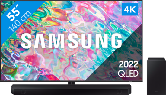 Samsung QLED 55Q74B (2022) + Soundbar