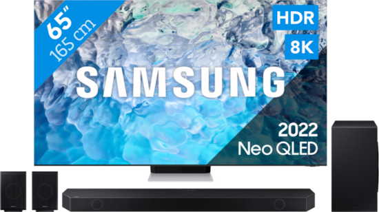 Samsung Neo QLED 8K 65QN900B (2022) + Soundbar