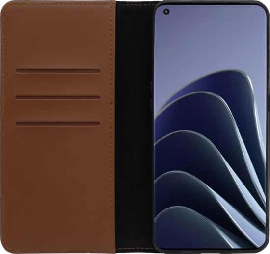 BlueBuilt OnePlus 10 Pro Book Case Kunststof Bruin