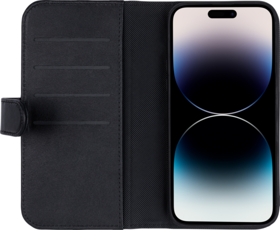 BlueBuilt Apple iPhone 14 Pro Max 2-in-1 Case Leer Zwart