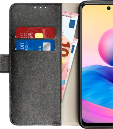 Just in Case Wallet Xiaomi Redmi Note 10 Book Case Zwart