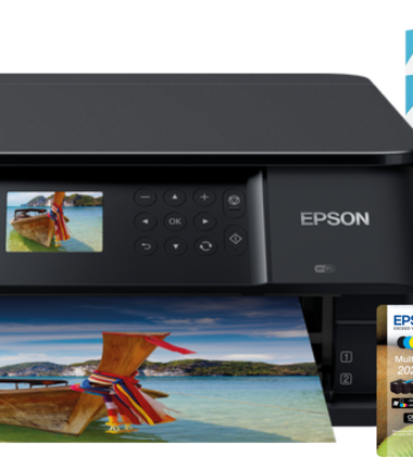 Epson Expression Premium XP-6100 + 1 set extra inkt + 500 vellen A4 papier