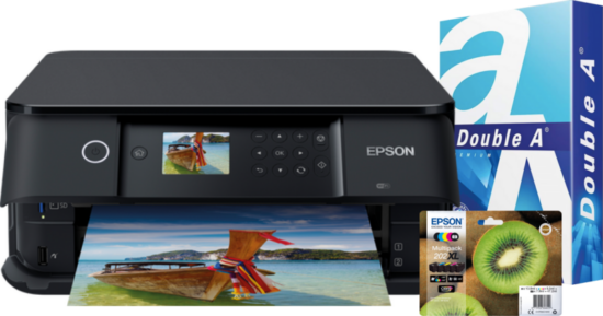 Epson Expression Premium XP-6100 + 1 set extra inkt + 500 vellen A4 papier