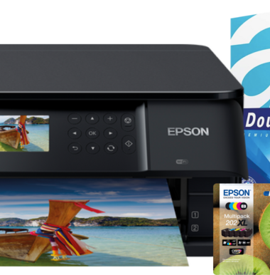 Epson Expression Premium XP-6100 + 1 set extra inkt + 2.500 vellen A4 papier