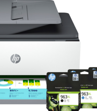 HP Officejet Pro 9012e + 1 set extra inkt