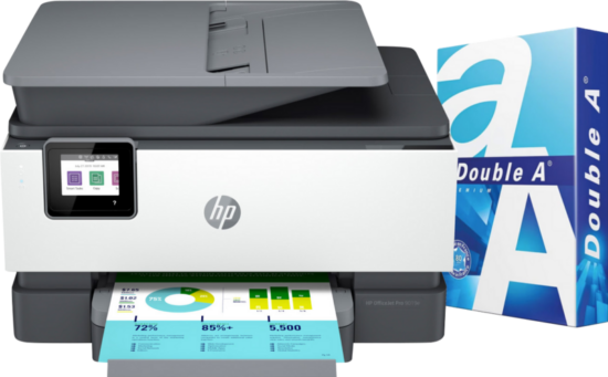 HP Officejet Pro 9012e + 500 vellen A4 papier