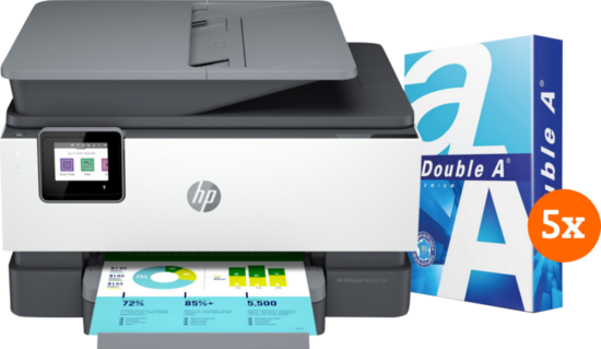HP OfficeJet Pro 9019e + 2.500 vellen A4 papier