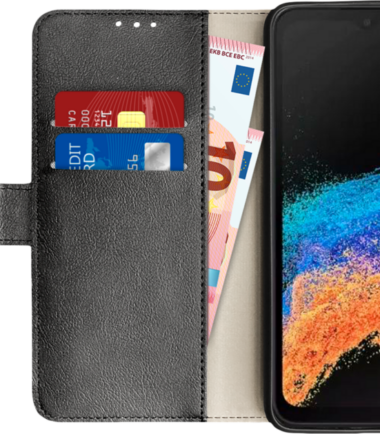 Just in Case Wallet Samsung Galaxy Xcover 6 Book Case Zwart