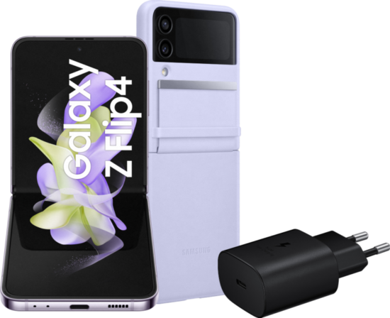 Samsung Galaxy Z Flip 4 128GB Paars 5G Starterspakket