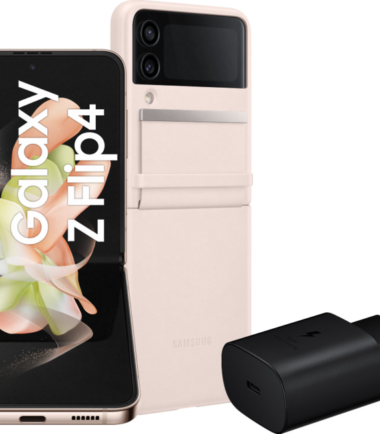 Samsung Galaxy Z Flip 4 256GB Roze Goud 5G Starterspakket
