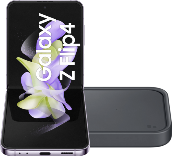 Samsung Galaxy Z Flip 4 128GB Paars 5G + Draadloze Oplader 15W