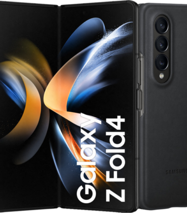 Samsung Galaxy Z Fold 4 512GB Zwart 5G + Back Cover Leer Zwart