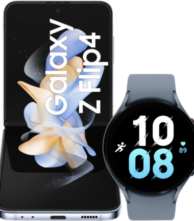 Samsung Galaxy Z Flip 4 256GB Blauw 5G + Samsung Galaxy Watch 5 Blauw 44mm