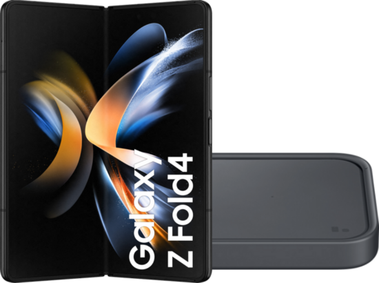 Samsung Galaxy Z Fold 4 256GB Zwart 5G + Draadloze Oplader 15W