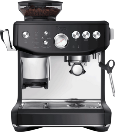 Sage Barista Express Impress Black Truffle - Koffieapparaten Espresso Halfautomatisch