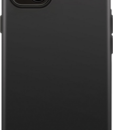 XQISIT Silicone Case Apple iPhone 14 Plus Back Cover Zwart