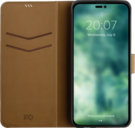 XQISIT Wallet Case Apple iPhone 14 Pro Book Case Zwart