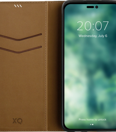 XQISIT Wallet Case Apple iPhone 14 Pro Max Book Case Zwart