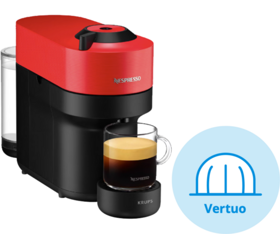 Krups Nespresso Vertuo Pop XN9205 Spicy Red - Nespresso Vertuo koffieapparaten