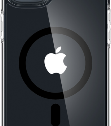 Spigen Ultra Hybrid Apple iPhone 14 Back Cover met MagSafe Transparant/Zwart