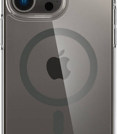Spigen Ultra Hybrid Apple iPhone 14 Pro Back Cover met MagSafe Transparant/Grijs