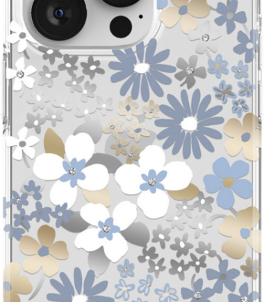 Kate Spade Flower Fields Apple iPhone 14 Pro Back Cover Meerkleurig