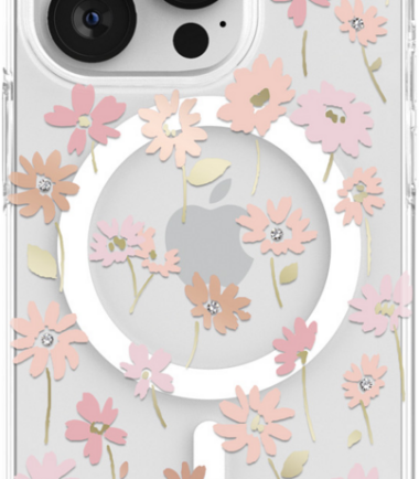 Kate Spade Flower Pot Apple iPhone 14 Pro Back Cover met MagSafe Meerkleurig