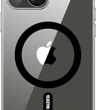 Valenta Glass Apple iPhone 14 Back Cover met MagSafe Transparant