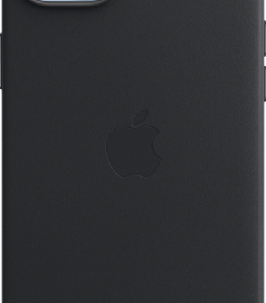 Apple iPhone 14 Back Cover met MagSafe Leer Middernacht