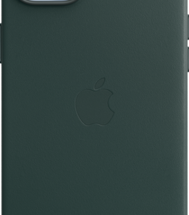 Apple iPhone 14 Back Cover met MagSafe Leer Bosgroen
